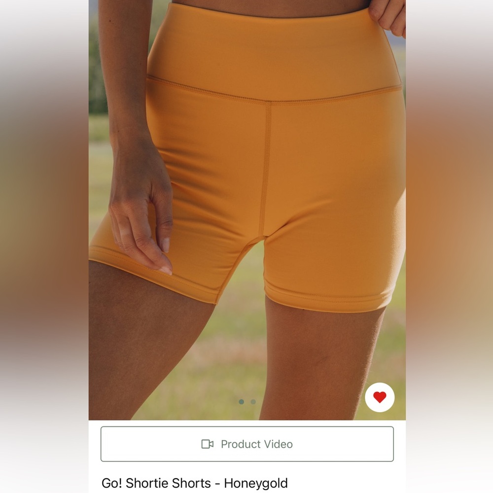 Daily Drills Go! Shortie - Shorts Honeygold